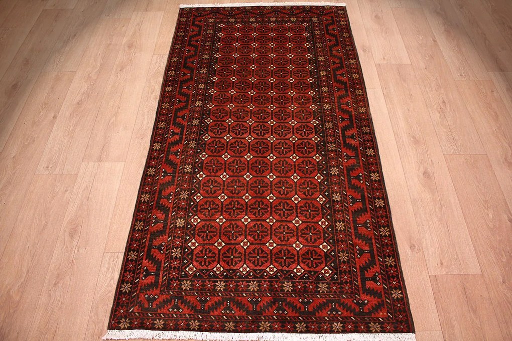 Beluch Tappeto 100x200 (Iran) Annodato A Mano