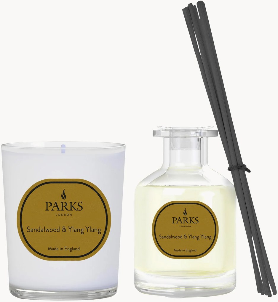 Set profumo per ambienti Vintage Aromatherapy (legno di sandalo, Ylang Ylang e ambra calda), set da 2