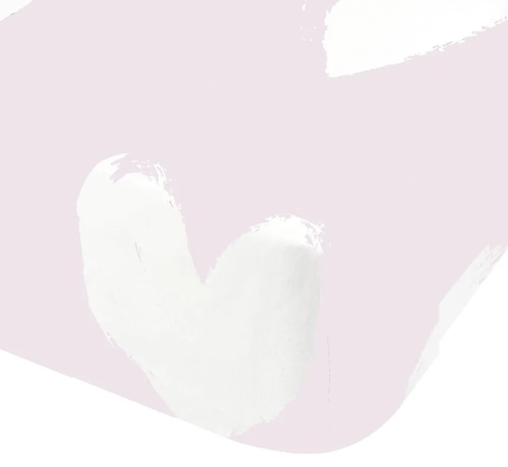 Lenzuolo per culla in flanella 70x140 cm Hearts - Catherine Lansfield