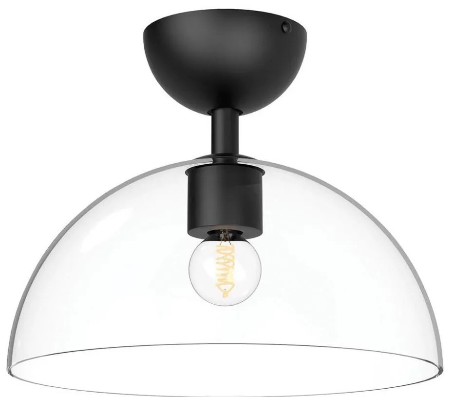 Alora Mood ALM-JUDE-SF-MB-CL - plafoniera JUDE 1xE27/60W/230V, Ø 30,5 cm, nero