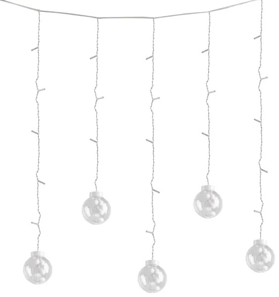 LED Tenda natalizia WISH BALLS 108xLED/8 funzioni 4,5 m bianco caldo