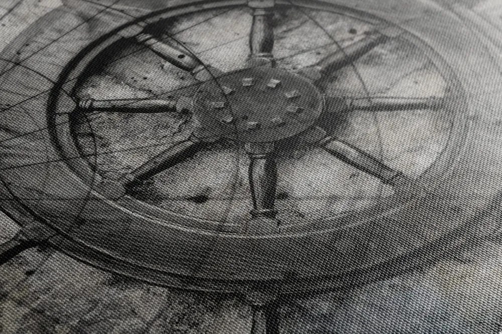 Quadro su tela – Timone da marinaio
