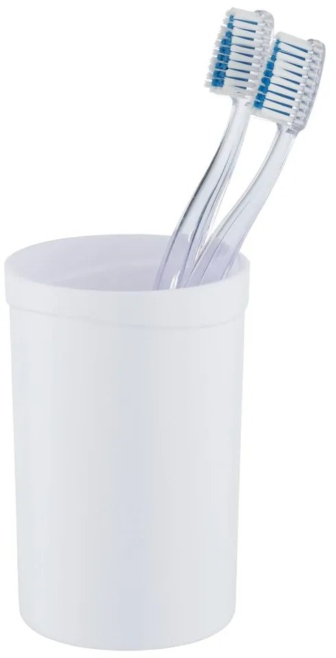 Bicchiere di plastica bianco per spazzolini da denti Vigo - Allstar