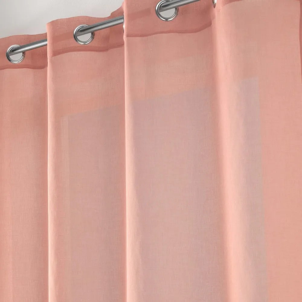 Tenda in voile rosa 140x280 cm Sandra - douceur d'intérieur