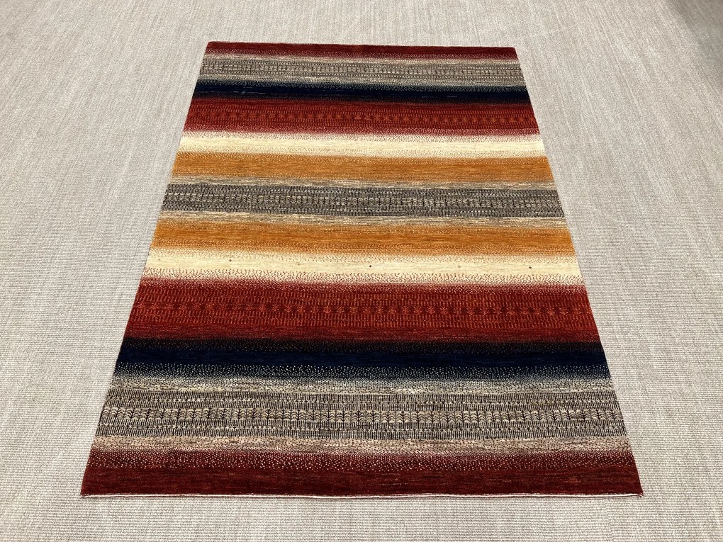 Loribaft Tappeto 170 x 230 Blu (Iran) Annodato A Mano