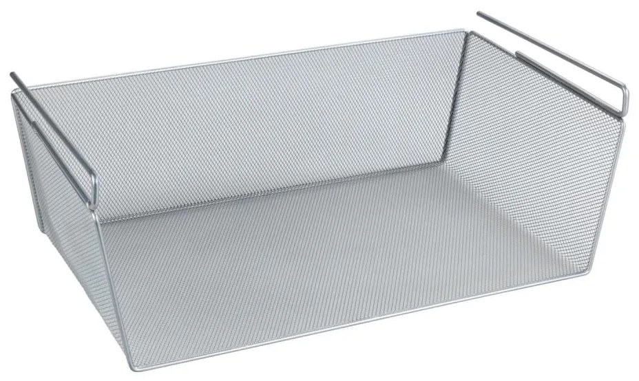 WENKO 53143100 - Cestino 49x28 cm argento