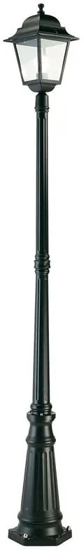 Lampione da giardino, Quadrata H 212 cm, nero, IP43 SOVIL