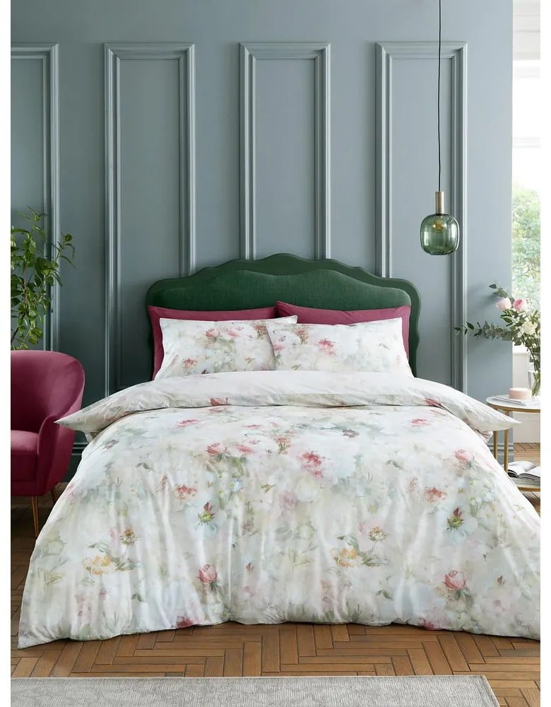 Biancheria da letto in cotone per letto matrimoniale/per letto esteso 230x220 cm Rose Bloom – RHS