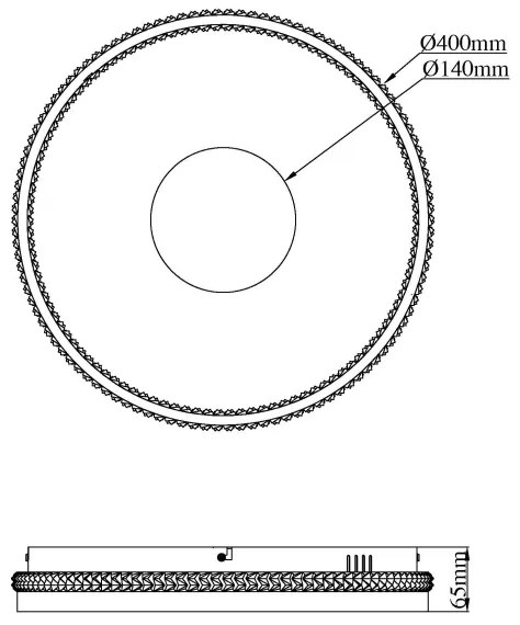 Globo 48563-30S - Lampada da soffitto LED dimmerabile SHIRLEY 30W/230V 2700-6500K Ø 41 cm + telecomando