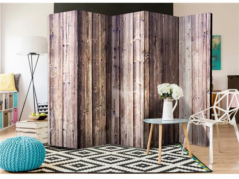 Paravento  Wooden Charm II [Room Dividers]  Colore Marrone, Dimensioni e Misure 225x172