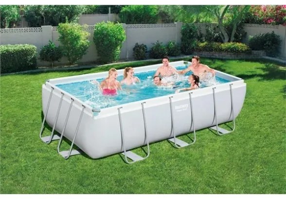 Piscina fuori terra rettangolare 404x201x100 cm con pompa Bestway 56441