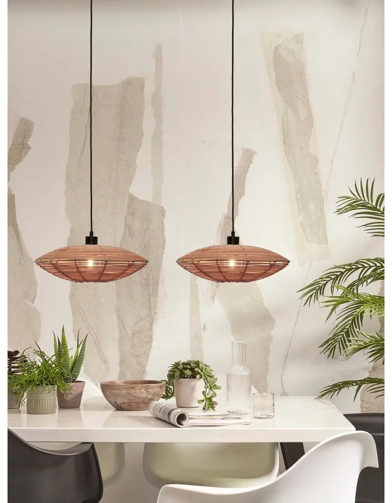 Lampada a sospensione con paralume in rattan in colore naturale ø 40 cm Tanami - Good&amp;Mojo