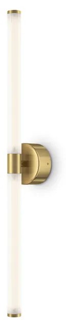 Applique Da Parete Moderno Axis Alluminio Oro Luce Led 16W