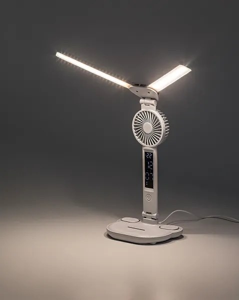 Rabalux 74030 - Lampada da tavolo LED dimmerabile con ventola NOVILO LED/7W/5V