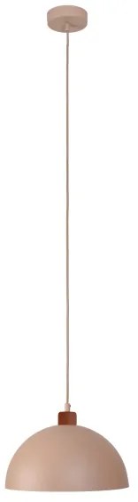Duolla - Lampada a sospensione con cavo IRONLINE 1xE27/15W/230V Ø 27 cm beige/rame