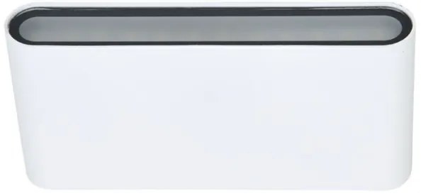 Ecolite ZFP12-BI - Applique a LED da esterno BRICK 2xLED/6W/230V IP65 bianco