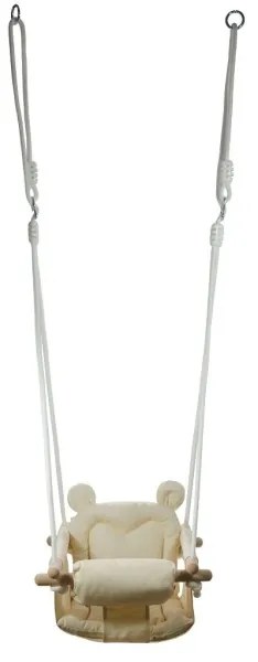 2Kids Toys - Altalena tessile per bambini color crema/faggio