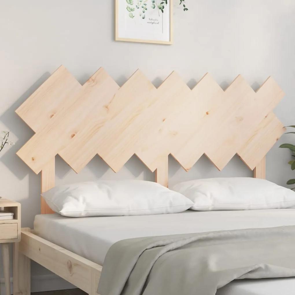 Testiera per letto 151,5x3x81 cm in legno massello di pino