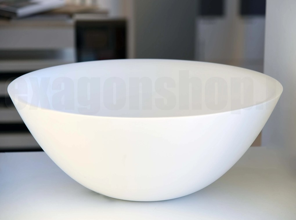 Antonio Lupi Design Tondomood Lavabo Tondo Cm 50 In Flumood Bianco