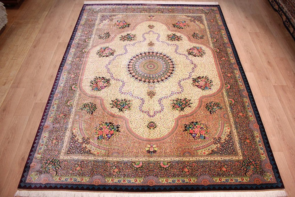 Ghom Tappeto persiano 340 x 250 (Iran) Annodato A Mano