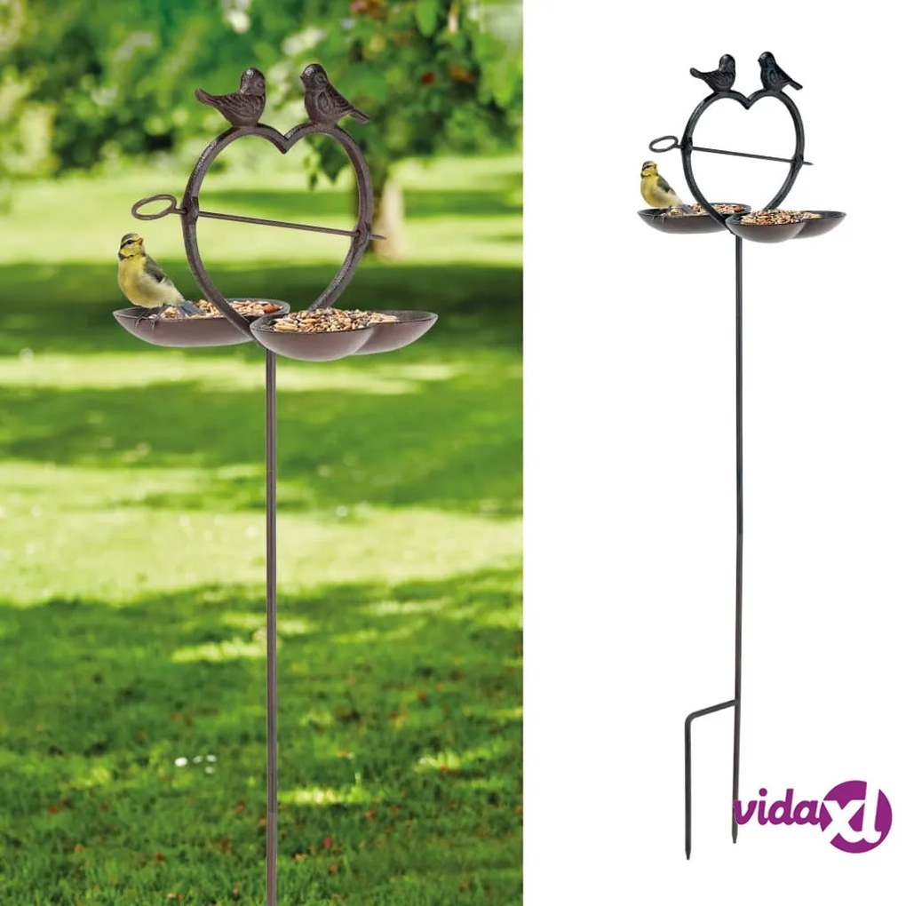 HI Mangiatoia per Uccelli 92 cm Marrone