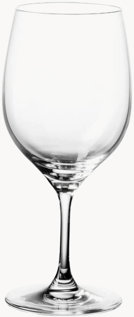 Set di 4 bicchieri da vino rosso in cristallo Anno