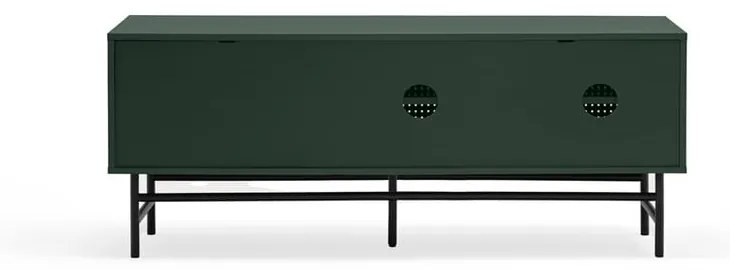 Tavolo TV verde scuro 140x52 cm Punto - Teulat