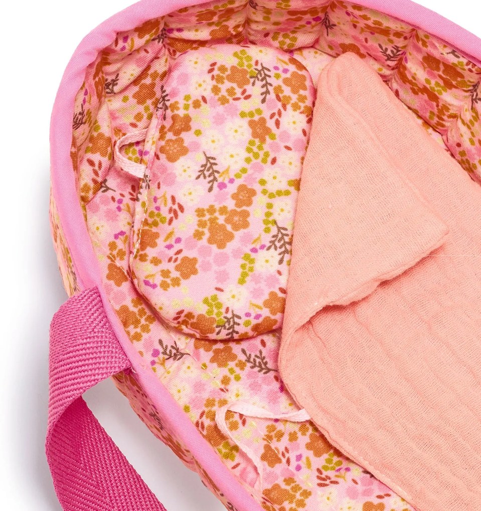 Mini Pomea - bambola Barbara in cestino trapuntato