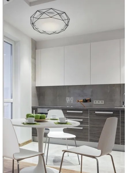 Plafoniera LED SVEN LED/24/230V nera