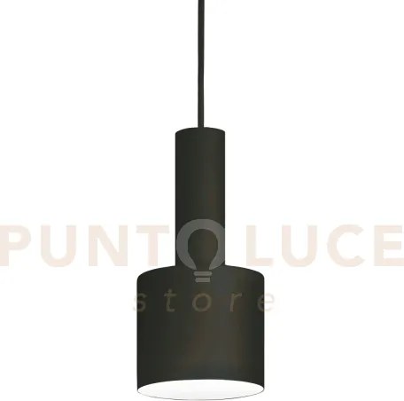 Holly sospensione in metallo 1 luce attacco e 27 nero  12cm