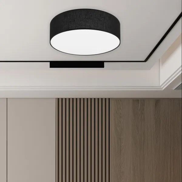 Brilagi - Plafoniera LED SIRIJA LED/24W/230V diametro 45 cm nero