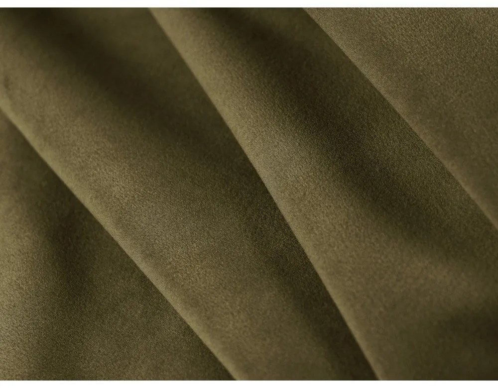 Poltrona verde con rivestimento in velluto Abby – Micadoni