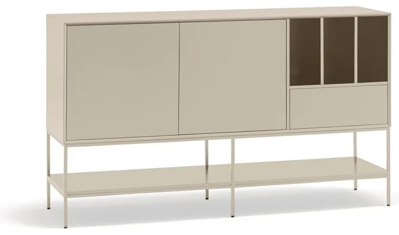 Cassettiera color crema 166x98x45 cm Platt – Teulat