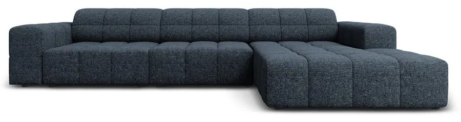 Divano angolare blu (angolo destro) Chicago - Cosmopolitan Design