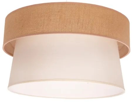 Duolla - Lampadario a sospensione con filo ETNIC 1xE27/40W/230V diametro 45 cm color crema/beige