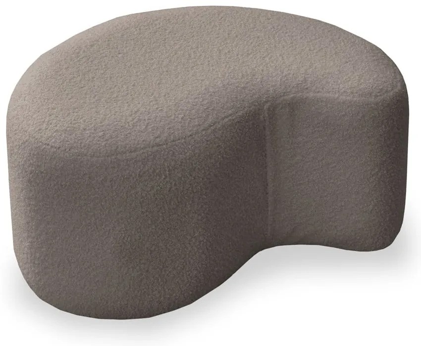 Sgabello marrone in tessuto bouclé Miuf - Miuform