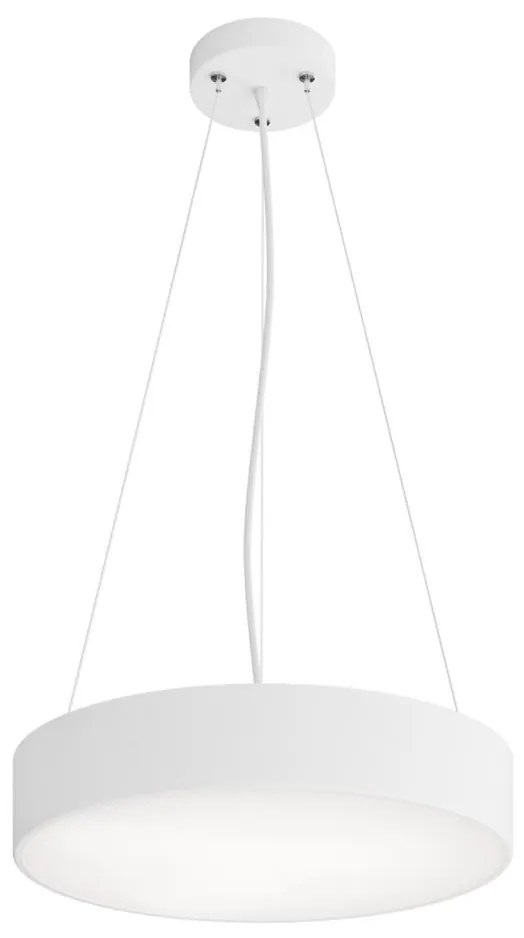 Lampadario a sospensione con filo CLEO 3xE27/24W/230V diametro 40 cm bianco