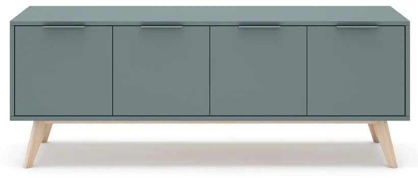 Mobile TV verde polveroso 140x53x40 cm Pisco – Marckeric