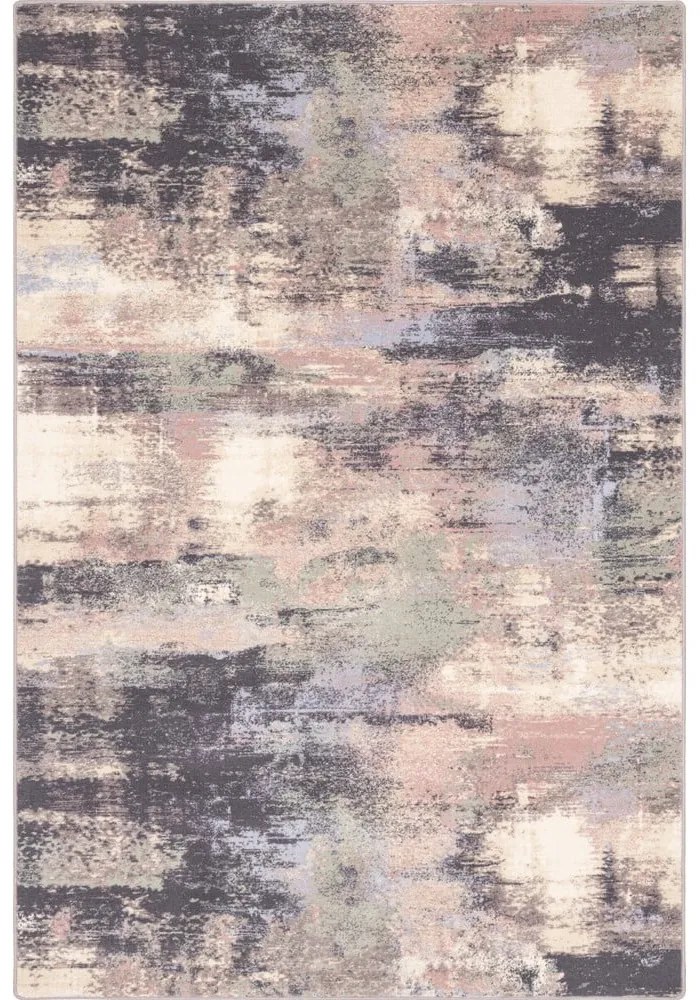 Tappeto in lana rosa chiaro 200x300 cm Fizz - Agnella