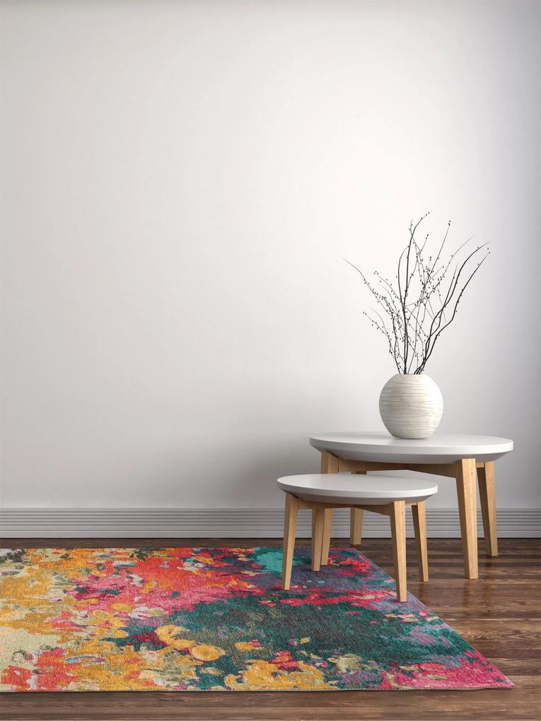 benuta Pop Tappeto a tessitura piatta Stay Multicolor 115x180 cm - Tappeto design moderno soggiorno
