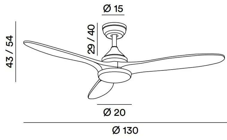 Ventilatore con struttura in metallo. cromo spazzolato