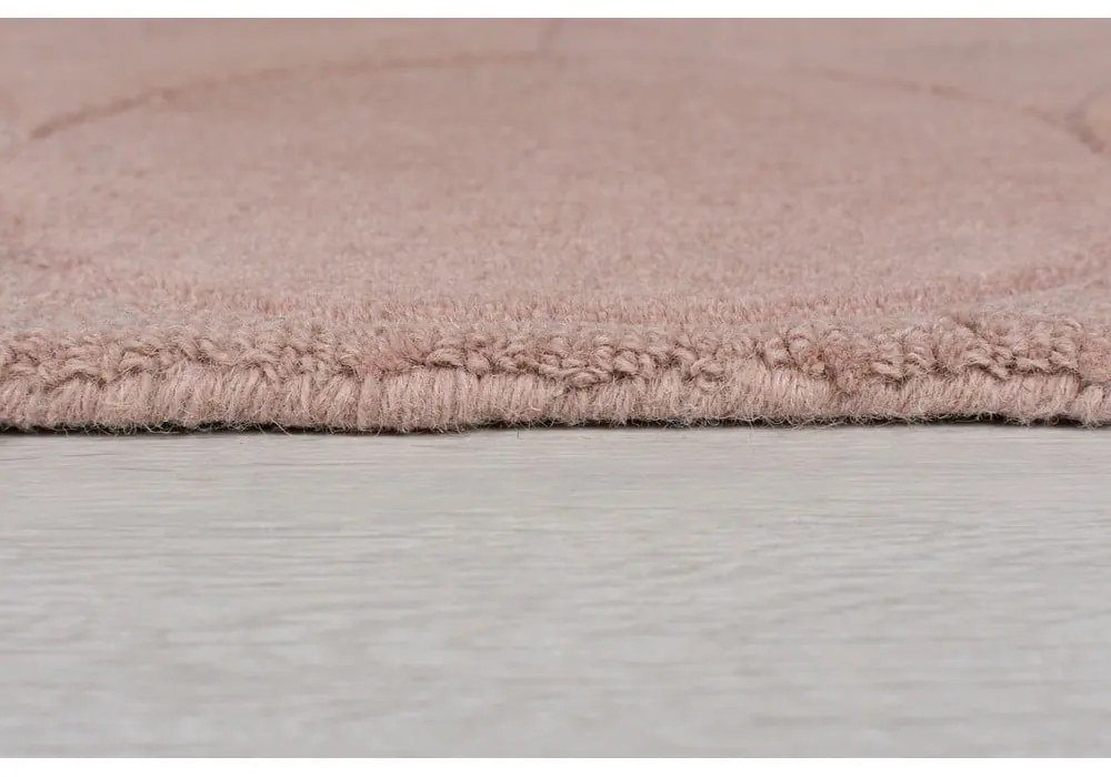Tappeto in lana rosa 120x170 cm Gigi - Flair Rugs