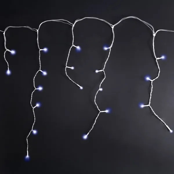 Brilagi - Catena luminosa natalizia LED per esterni 400 LED/8 funzioni 23 m IP44 bianco freddo