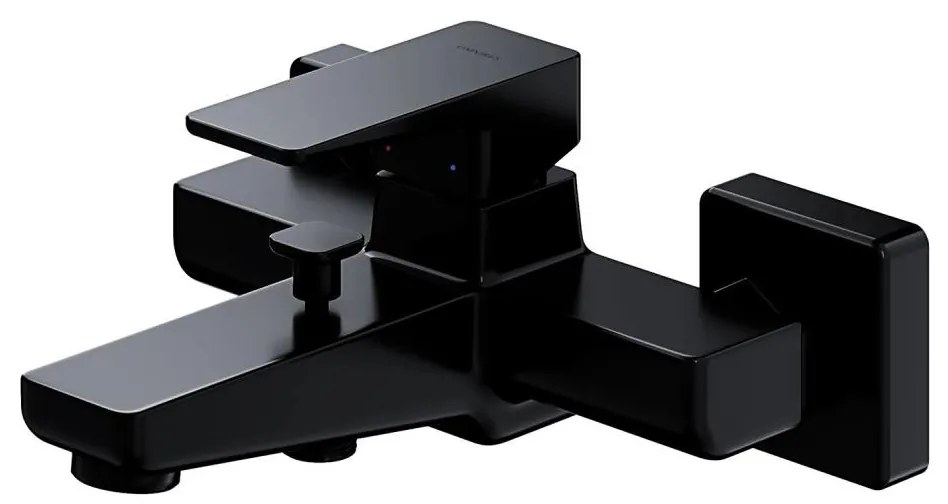 OMNIRES PM7430BL - Rubinetto vasca da bagno PARMA opaco nero