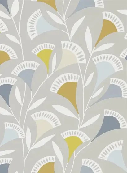Tapete Noukku von Scion - Dandelion/ Butterscotch/ Charcoal