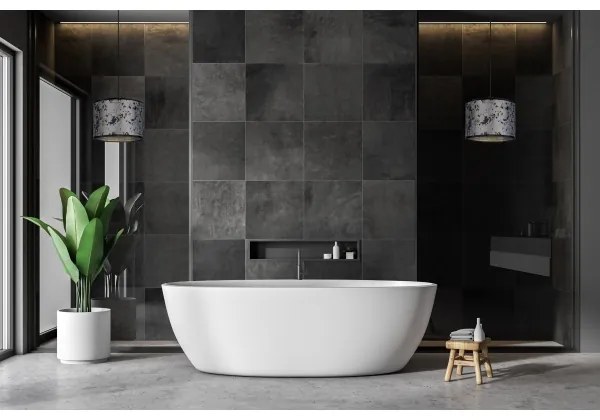 Lampadario su corda REZO 1xE27/60W/230V grigio