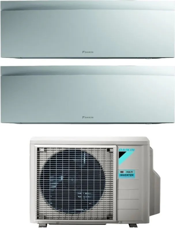 Climatizzatore Condizionatore Daikin Bluevolution Dual Split Inverter serie EMURA WHITE III 15+15 con 2MXM50A R-32 Wi-Fi Integrato 15000+15000 Colore