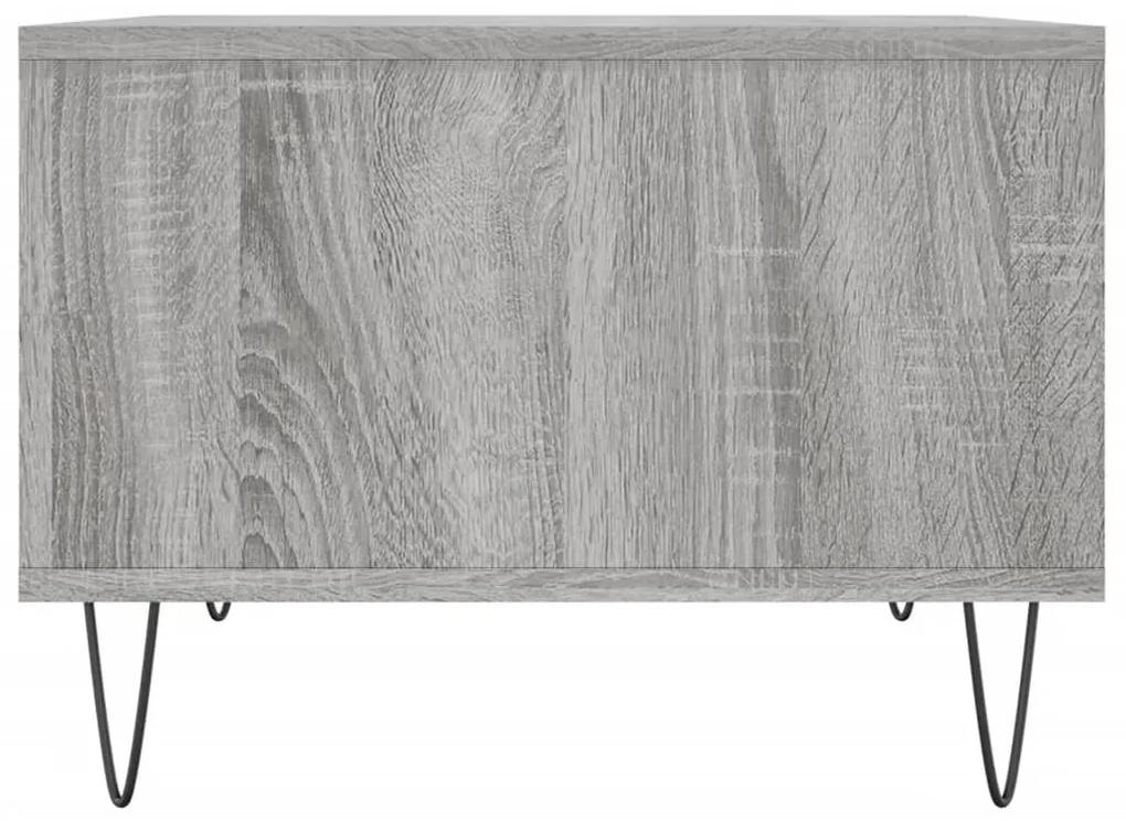 Tavolino da salotto grigio sonoma 60x50x36,5 cm in multistrato