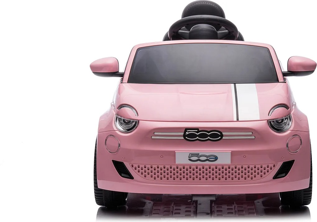 Macchina Elettrica per Bambini Licenza Fiat 500 12V con Telecomando Rosa...