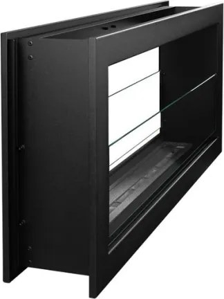 Camino a bioetanolo da incasso bifacciale biocamino 2 lati 90x40 cm MONTEFALCO 90